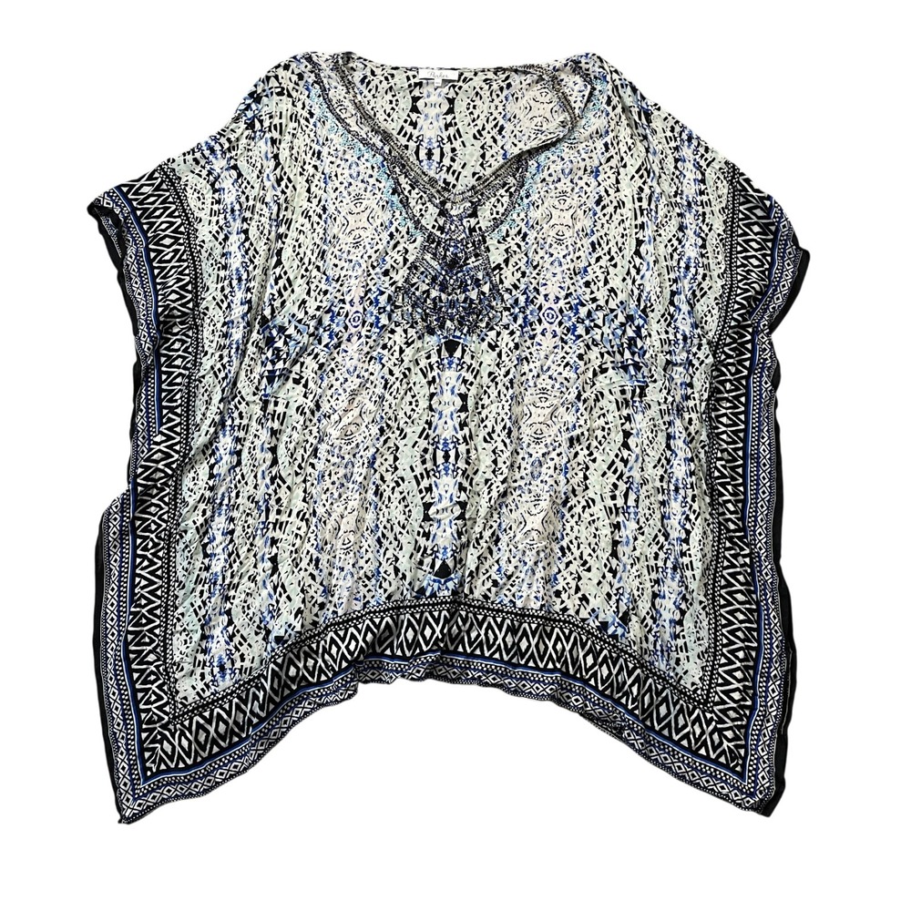 Parker XS Beaded Top‎ Coverup 100% Rayon